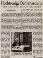 Artikel - Alois Wichtel zu Freias Füßen