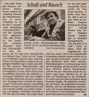 Artikel - Schall und Rausch