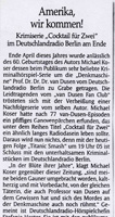 Artikel - Amerika, wir kommen!