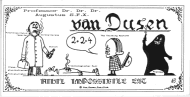 Ausschnitt: Prof. Van Dusen - Comic - 2+2 = 4